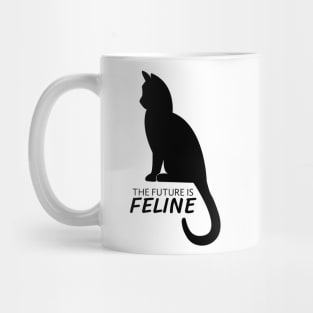 Cat - The future is feline Mug